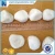 Import garden home decoration landscaping snow white pebbles for sale from China