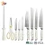 Import GERMAN STEEL FORGED 15-PIECE KNIFE BLOCK WITH WOODEN BLOCK GERMAN STAINLESS STEEL CUTLERY SET from China