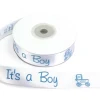 Gift Packing Character Ribbon It is a Boy It is a Girl Custom high quality printed ribbon