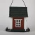 Import Gifts &amp; Decor felt Roof Wood Cottage Chimney Bird House from China