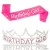 Import Girl Birthday Party Supplies Happy Birthday Decoration Set Happy Birthday Sash from China