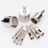 Glass hole making drill bits Electroplated Diamond Hole Saw Core Drill Bit for Glass Tile Ceramic
