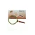 Import Gold-bordered Wood-like handle Plastic magnifying glass for teaching from China