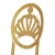 Import Gold paint stacking banquet chair hotel wedding decorations event party phoenix chair from China