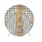 Greennest 4pc/set Reusable biodegradable plates bamboo fiber decal print dinner plates custom printed dinner plates