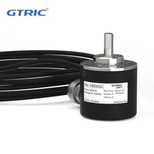 GTRIC solid shaft encoder shaft diameter 6mm outer diameter 38mm universal optical incremental shaft rotary encoder