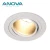 Import Gu10 MR16 downlight round lamp LED module fixtures ceiling Luminaire  recessed Aluminium spot Light frame from China