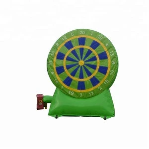 Guangzhou Factory Price Cheap Inflatable Foot Dart Game Customized inflatable Soccer Dart Board with Free Balls For Sale