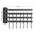 Import Gun Grey Wall Mounted Retractable Bracket Space Aluminum Sock Drying Towel Rack Folding White from China