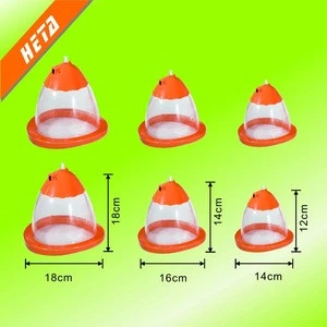 H-2018 acupoint massager nipple stimulation enlargers massage breast suction cups