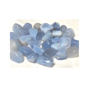 HAND MADE BLUE LACE AGATE WHOLESALE TUMBLE CRYSTAL AND TUMBLE STONES NATURAL GEMSTONE POLISHED AGATE TUMBLE STONE FOR HEALING