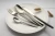 Import Hand Polish Flatware Black Set Stainless Steel Cutlery from China