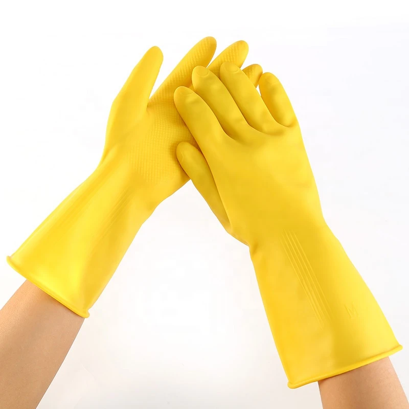 Hand Protection High Quality 110grams Long Latex Industry Wholesale Working Gloves