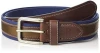 Handcrafted leather and fabric quality guaranteed  Fabric Belt with Single Prong Buckle