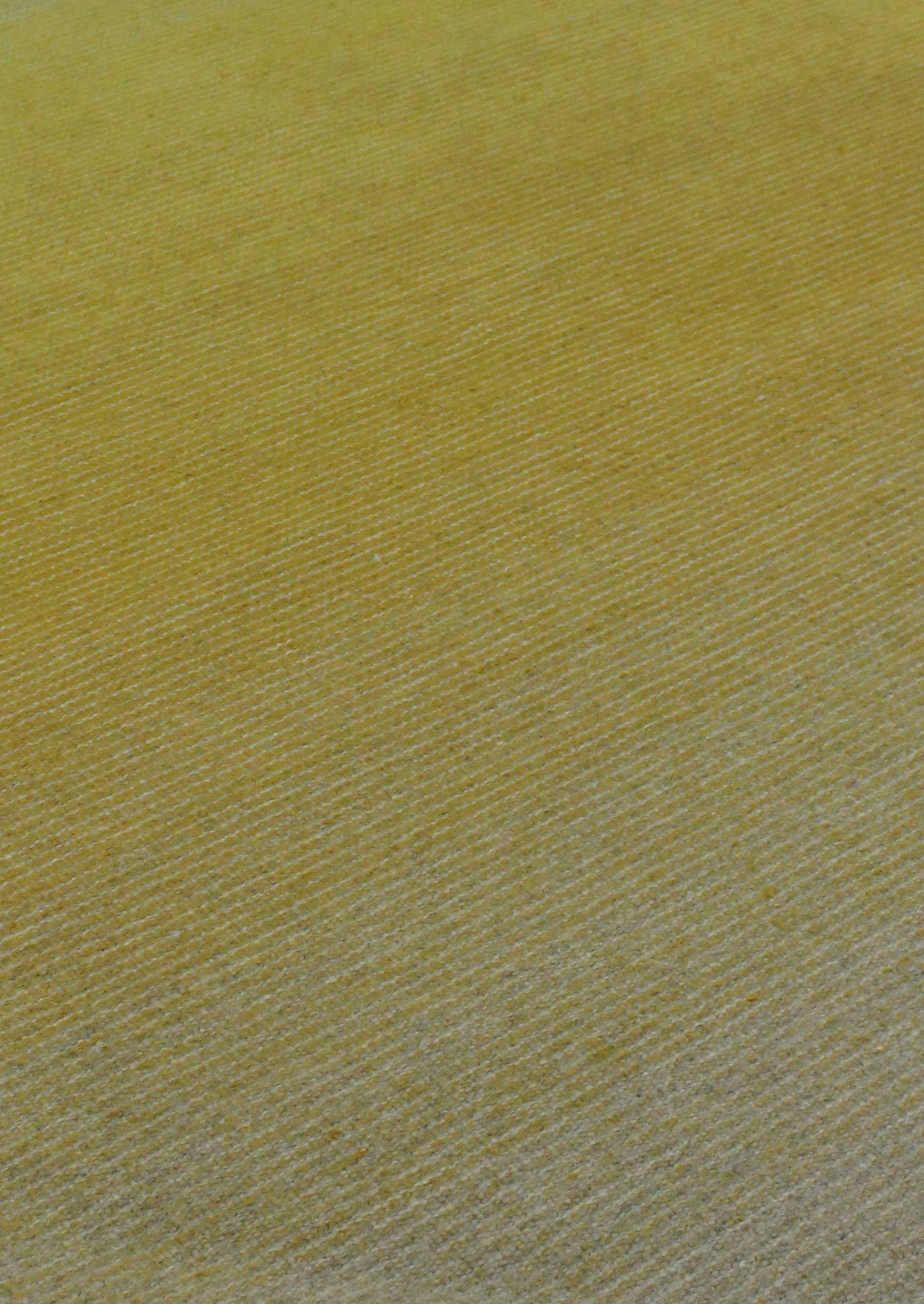 Handwoven Flat Weave Woolen Gold Dawn Area Rug and Carpet