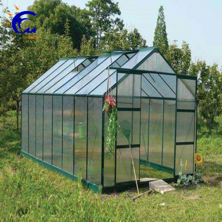 Hangmei Mini Low Cost PC Garden Greenhouse With Polycarbonate Plastic Sheeting