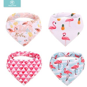 Happyflute Waterproof baby bandana drool bibs washable baby bib with oem services supplier in china