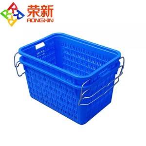 HDPE stackable shipping transport vegetable fruit plastic crates
