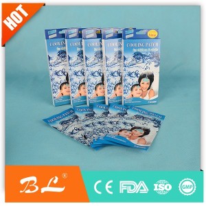 Health Care OEM Printing Cooling Gel Patch Cool Fever Patch Q87