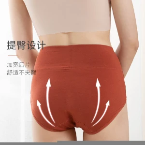 Healthy fabric New Ladies Sexy Underwear High Quality Pure Cotton Fabric Mid-high Waist Women Panties