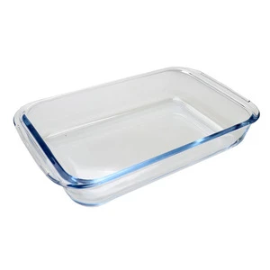 Heat-resistant Borosilicate Glass Baking Tray Glass Bakeware