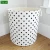 Import Heavy duty canvas recycled cotton rope handled laundry basket customized large size Christmas round storage bag from China