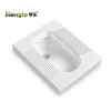Hengle factory ceramic toilet China sanitary ware high quality washdown front outlet or back outlet squatting  pan