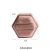 Import Hexagon Wedding Velour Velvet Jewelry Double Ring Box Packaging from China