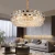 Import High efficiency crytal chandelier light bedroom gold chandelier High-performance lamp from China