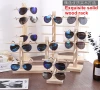 High-grade solid wood glasses display rack All-wood sunglasses and sunglasses Show rack