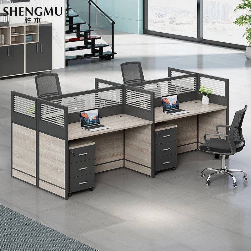 High Quality 4 Person Office desk Partition Workstation Office Furniture