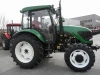 High quality 75hp tractor with air conditioner cabin