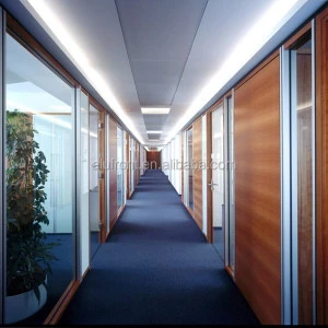 High quality aluminium office Glass walls partitions