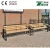 Import High quality and 100% recycled material wood plastic composite bench for decoration from China