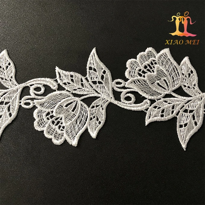 High quality chemical polyester lace trimming for costume