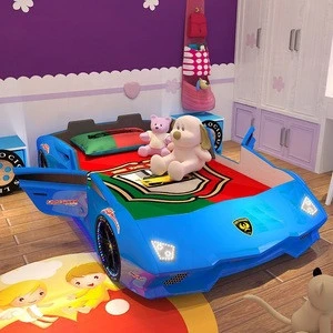 High Quality children furniture kids bedroom ABS plastic car bed