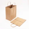 high quality Custom Made Take Away Fast Food Kraft Paper Bag