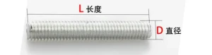 High quality double end stud bolt  1/2 3/4 5/8 threaded rods