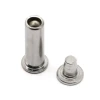 High Quality Factory Remaches 304 Stainless Steel Rivet Flat Head Male and Female Double Cap Rivets