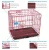 Import High quality Fashion Dog Cages Durable Outdoor Metal Dog Kennels Double Door Pet House Dog Crates from China