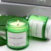 High Quality Green Glass Jar Soy Wax Candles Private Label Custom Fragrance Scented Candles