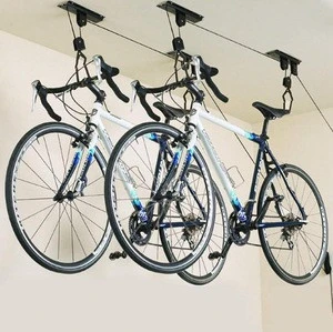 high quality heavy duty bike storage hooks set vertical bike storage rack bicycle lift