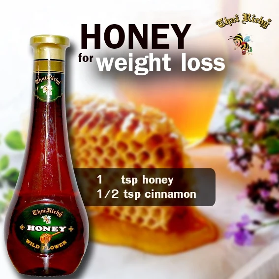 100% high quality honey pure natural honey bee from pure flowers nectar extracted in bottles originated in Thailand