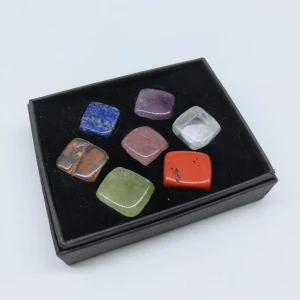 High Quality Natural Colorful 7 Seven Chakra Tumbled Reiki Rough Crystal Healing Tumble Stones