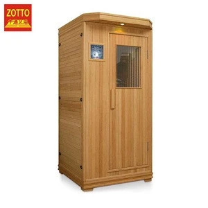 high quality one person wood infrared sauna room steam shower room sauna