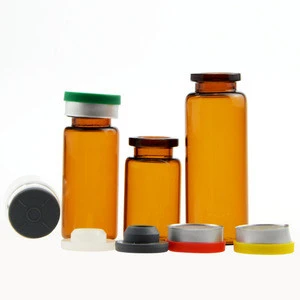 High quality penicillin vial 10ml pharmaceutical glass bottle amber glass vial  for steroid