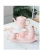 High quality  pink color Mermaid ceramic tea pot with 4 cups set