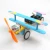 Import High quality product children diy wood airplane toy color educational toy glide taxiing aircraft from China