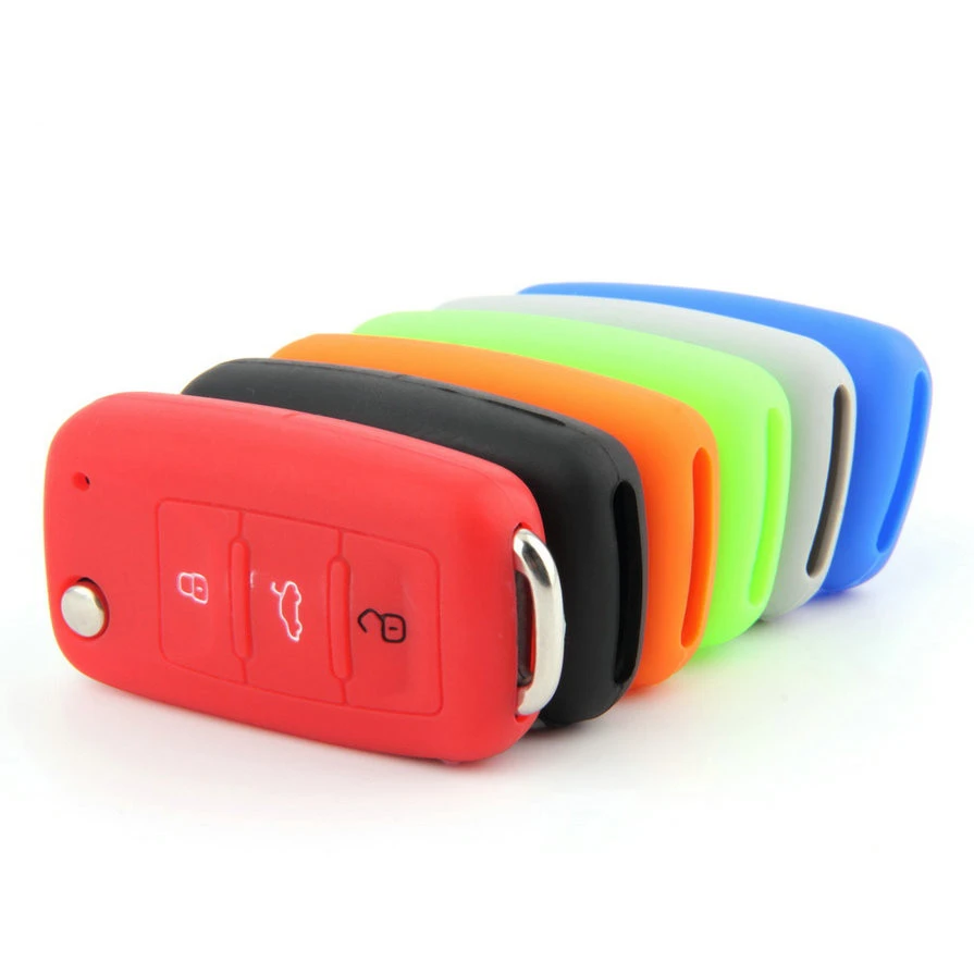 High Quality silicone key cover remote car key case for VW