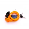 High quality smart bike cable lock steel wire and zinc alloy  bike cable lock